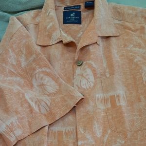 Washable silk, men's short sleeved